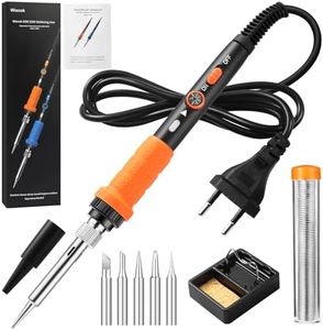 Fer a Souder 60W (Chauffage Rapide & Stable), Fer à Souder Électrique de Précision, Fer à Souder Etain avec Température Réglable 200~450℃, Interrupteur ON/OFF, Fer à Souder Pour Réparation Soudure