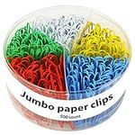 1InTheOffice Jumbo Paper Clip, Viny