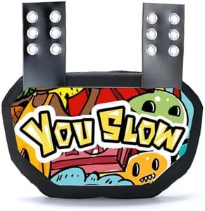 Fenduoer Football Back Plate,Rear Back Protector, Low Back Pad for Adult Football Players(You Slow)
