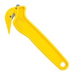 Pacific Handy Cutters DFC-364 Yellow Disposable Film Cutters and Tape Splitters - Set of 10 Hand Cutters by