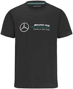 Mercedes AMG Petronas Formula One Team - Official Formula 1 Merchandise - Large Logo T-Shirt - Black - XL