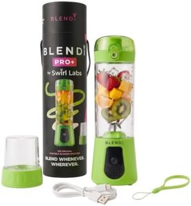 BLENDi Pro+ Portable Blender (New 2025 Model, 17.5oz, Lime) – Upgraded 120W Motor, USB-C Rechargeable, Cordless Personal Blender Smoothies & Shakes – BPA-Free, Self-Cleaning, Travel-Friendly