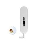 Vecys 4G LTE Antenna SMA Male Connector 42dBi 4G/5G High Gain Omni Directional Glue Stick Antenna 600-6000Mhz(White,1 Pcs)