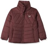 Amazon Brand - Symbol Girl's Jacket (AW23SYMGJ25_Wine_13-14 Years)