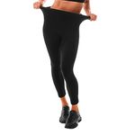 Leafigure Gym Leggings Womens High Waist Black Leggings for Women Workout XXL