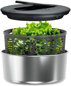 Zyliss Swift Dry Stainless Steel Salad Spinner Large