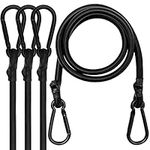 Bungee Cords with Carabiner Clips, 