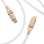 Duronic HDMI Cable HDC01 /1 | 1 Metre | WHITE | 1080p High Speed HDMI 1.4 & Ethernet Lead | 24K Gold Plated Swivel Connectors | Good for PS4, PS3, Xbox, Nintendo, Sky+ HD, Virgin, TV, DVD, BluRay