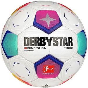 Derbystar Bundesliga Player Special v23 - Bundesliga Ball 23/24 - Unisex Fußball Größe 5 im Design des Offiziellen Spielballs