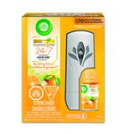 AirWick Freshmatic Air Freshener, Sparkling Citrus Fragrance With Naturally Infused Esssential Oils, 1 Device + 1 Refill