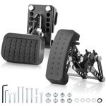 HUGBEO Adjustable Gas and Brake Pedal Extenders for Short Drivers. Universal, Anti-Slip Extensions with Adjustable Length and Angle, Suitable for Cars, go-Karts, and Golf carts.