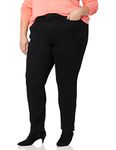 NYDJ Women's Plus Size Ami Skinny Legging Jeans, Black, 20