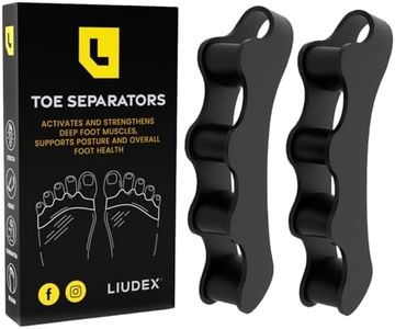 LIUDEX Toe Separator for Men and Women Bunion Toe Spacers Spreaders and Hammer Toe Correctors Toes Alignment and Bunion Correction Foot Pain Relief and Support for Overlapping Toes One Size Fits All