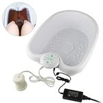 Ionic Detox Foot Bath Spa Machine, Anion Ion Home Health SPA Machine Foot Spa Tub 1 Array Care Set, All in One Detox Foot Massage Bath Machine Cell Cleanse,WithBasin