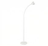 Mornington Studio Clarity Floor Standing Reading Light, Full Spectrum LED, CRI 98+, 4000K Natural White, Dimmable, Adjustable Gooseneck, for Reading, Crafting & Embroidery, 154cm (White)