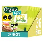 Organix KIDS Luscious Lemon & Lime Oaty Bars 3+ Years 6 x 23 g (Pack of 6)