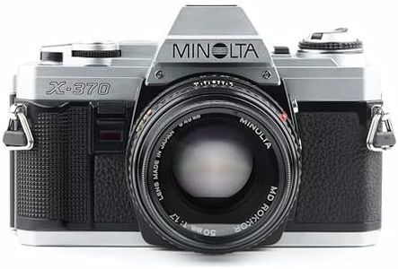 Minolta X-370 35mm SLR Film Camera with A Standard Minolta MD Manual Focusing Zoom Lens (Renewed)
