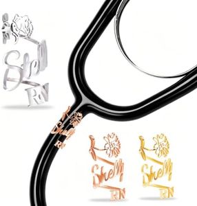 Personalized Stethoscope Name Tag, Custom Engraved Stethoscope Charms