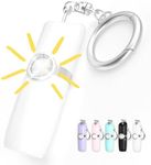Securityman Personal Safety Alarm for Women | Self Defense Keychain (Loudest 130dB Siren and SOS Strobe Light) Everyday Security Personal Alarm Protection Device (White)