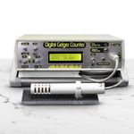 DTG-01 Desktop Professional Geiger Counter Nuclear Radiation Detection Monitor with Digital Meter and External Wand Probe - NIST Calibration Ready- 0.001 mR/hr Resolution - 1000 mR/hr Range