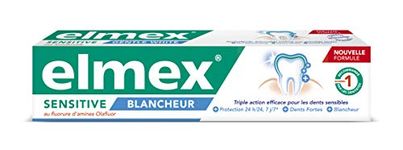 Elmex Sensitive Whitening Toothpaste, 75 ml, Pack of 3