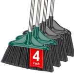 4 PCS Heavy Duty Broom Outdoor/Indo