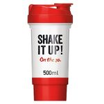 SlimFast Leak Proof Shaker Bottle with Storage Compartment, 500 ml