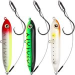 Dovesun Catfish Rigs Catfish Tackle with Catfish Rattling Line Float Santee Rig with Circle Hooks for Catfishing Sharp A-6/0 Hooks * 3PCS