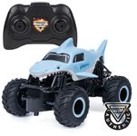 Monster Jam, Official Megalodon Remote Control Monster Truck, 1:24 Scale, 2.4 GHz, for Ages 4 and Up