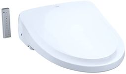 TOTO SW3054#01 S550e Washlet Electronic Bidet Toilet Seat with Ewater+ and Auto Open and Close Classic Lid, Elongated, Cotton White