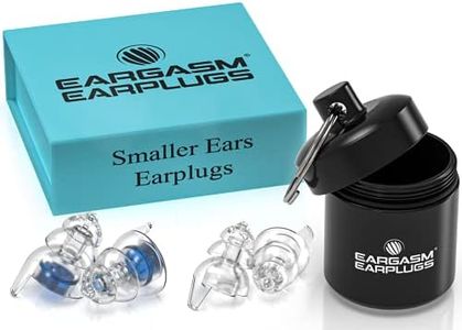 Eargasm Smaller Ears Earplugs for Concerts Musicians Motorcycles Noise Sensitivity Disorders and More! Two Different Sizes Included to Accommodate Smaller Ear Shapes!