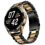 Fire-Boltt Talk Bluetooth Calling Smartwatch, 1.39" TFT Display with Dual Button, Hands On Voice Assistance, 120 Sports Modes, in Built Mic & Speaker (Talk, Black Dual)