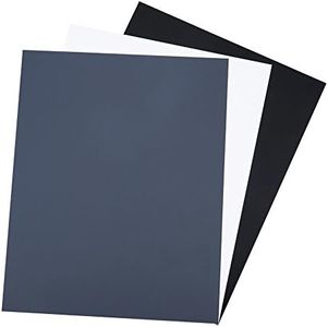 18% Neutral Grey Card JJC White Balance Card for DSLR Camera Video Film 10x8 PVC Exposure Photography Card Custom Calibration Camera Checker Card with Grey,White,Black Cards & a Storage Bag