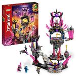 LEGO NINJAGO The Crystal King 71771 Building Kit; Action-Packed Crystal Temple Featuring NINJAGO Minifigures; Gift for Kids Aged 8+ Who Love Playing with Ninja Models (703 Pieces)