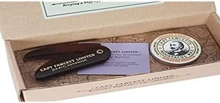 Captain Fawcett Expedition Mo Wax and Folding Moustache Comb Set