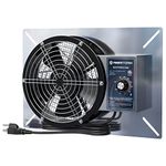 Abestorm 540CFM Crawlspace Ventilation Fans IP-55 Grade Basements Vent Fan 8.7 inches Ventilator Fan with Freeze Protection Thermostat Dehumidistat for Crawl Space Basement Attic Garage, Exhaust