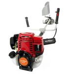 Neptune Simplify Farming Side Pack Brush Cutter 35cc Advanced Technology 4Stroke Petrol Engine Grass Trimmer, Heavy Duty Crop Cutter Machine with 40T, 2T, Tap& go Blades for Agriculture& Garden-BC-360