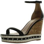 BCBGeneration Women's Narida Wedge Sandal, Black, 7 UK