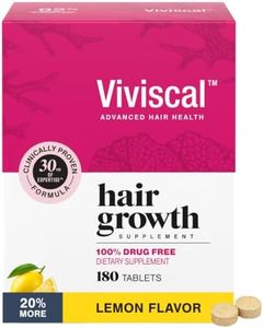 Viviscal Hair Growth Supplements for Women, 180 Tablets, 90-Day Supply