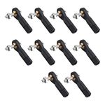 uxcell 10Pcs M3 3.0xL29mm Lever Steering Linkage Tie Rod End Ball Head End with Screws and Nut for RC