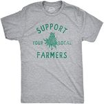 Mens Support Your Local Farmers T S