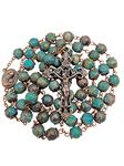 Nazareth Store Natural Stone Rosary Beads Necklace Holy Soil Medal & Cross Crucifix Antique Religious Rosaries Beads Collection