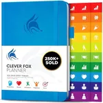 Clever Fox Planner – Undated Weekly & Monthly Planner for Productivity, Time Management & Goals – Organizer Journal – A5 (Sky Blue)