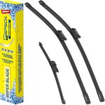 GSPSCN 3 Wipers Factory Replacement For Volkswagen VW e-Golf Golf 21-15，Golf Alltrack 19-17，Golf R Golf SportWagen 19-15，GTI 22-15 ，Original Equipment Windshield Wiper Blades 26"+18"+11" (Set of 3)