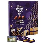 Kids Advent Calendar - TJMolten Xmas Gift Tag for Cadbury Chocolate Chunk Advent | Cadbury Dairy Milk Chocolate, 258g - Countdown Xmas Gift for Kids/Boys/Girls/Adults - Chocolate Advent 2024