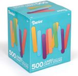 Darice 500 Colored Pcs Popsicle Sti