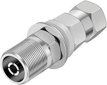 Universal Heavy Duty CB Antenna SO-239 Stud Mount, Standard 3/8 x 24 Threaded Antenna Stud Mount Adapter