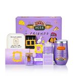 Friends TV Show Gifts for Women,Lavender Relaxing Spa Gift Basket Set for Best Friends,Friends Merchandise Self Care for Bestie Mom Girlfriend Coworker Sister, Birthday Gifts 9 pcs