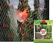 Shalimar Bird Net/Anti Bird Net/Pigeon Net/Garden Net/Bird Control Net UV Stabilised HDPE Monofilament Netting Solution (10 X 06)