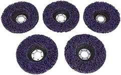 Mifrsnu 5Pcs Abrasive Wheel Grinder Strip Disc 125 mm Strip Disc Wheel Paint Rust Removal Clean for Angle Grinder Removal